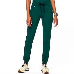 Figs Forest Green Zamora Jogger Scrub Bottoms , XS/T
